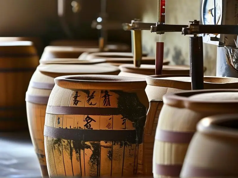 传统花雕酒酿制工艺流程展示图