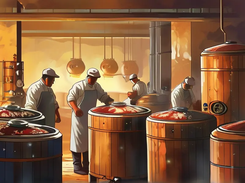 白酒传统酿造工艺现场展示