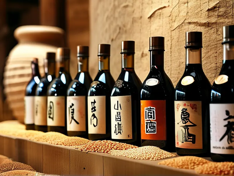 纯粮酿造白酒种类及原料展示图