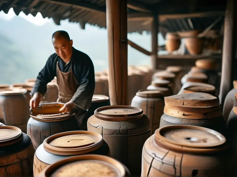 贵州传统包谷酒酿造工艺实拍