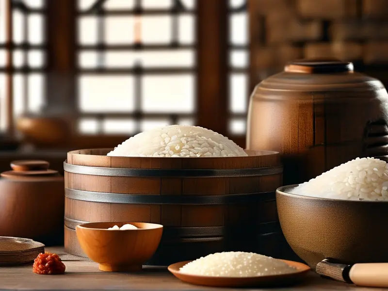 酒米饭制作关键步骤实拍图解