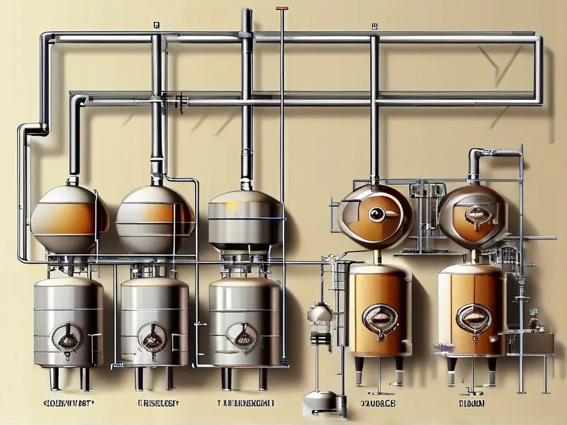酿酒工序流程图展示关键步骤