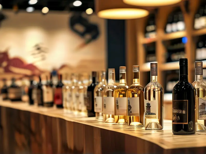 白酒品牌活动现场展示
