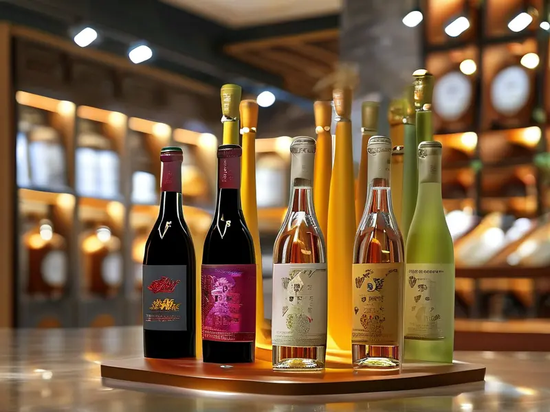 奔富白酒混酿原料与酿造工艺展示图