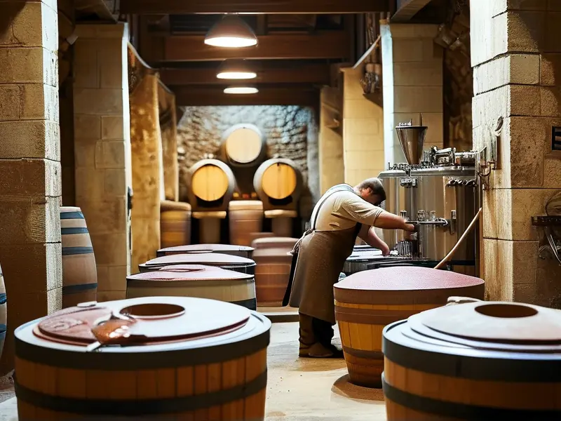 二房佳酿酒传统酿造工艺展示