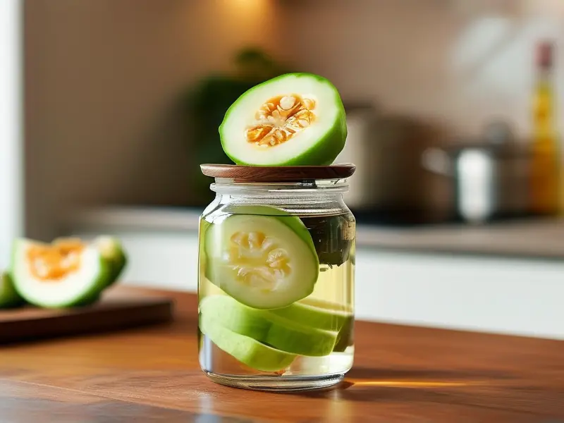 佛手瓜泡酒制作过程实拍图