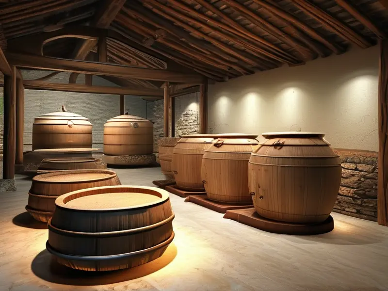 谷酒传统酿造工艺实景演示