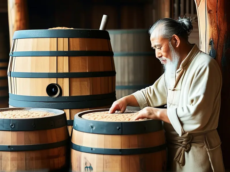 古法酿酒技术培训实操现场