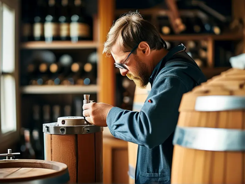 自酿散酒甲醇检测操作示意图