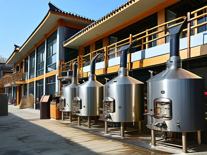 河北易水泉酿酒公司生产车间及产品展示