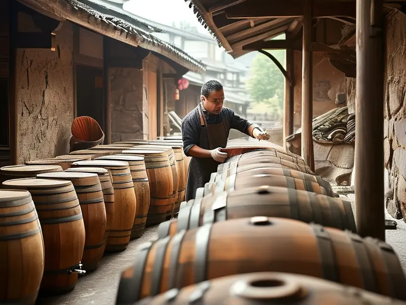 怀庄酒传统匠心酿造过程实拍