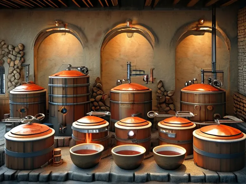 火烧酒传统酿造工艺关键步骤展示