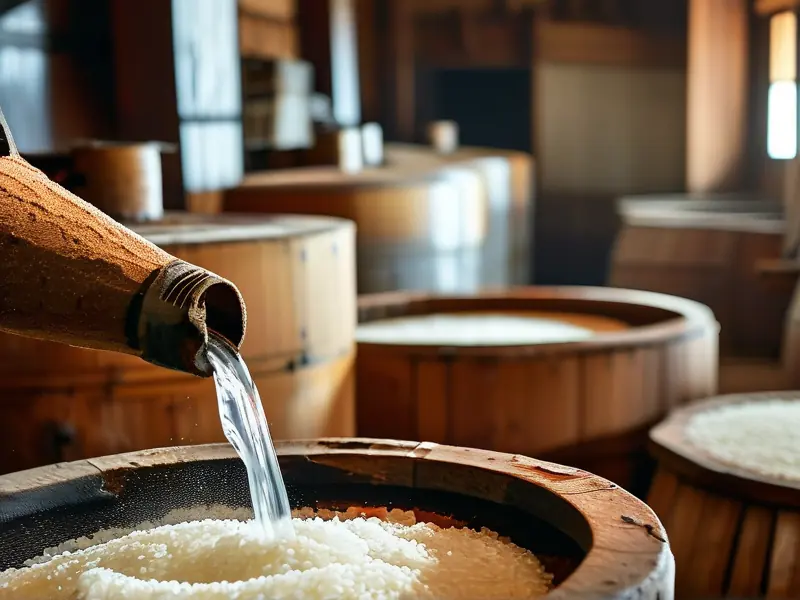 米酿造的白酒制作过程