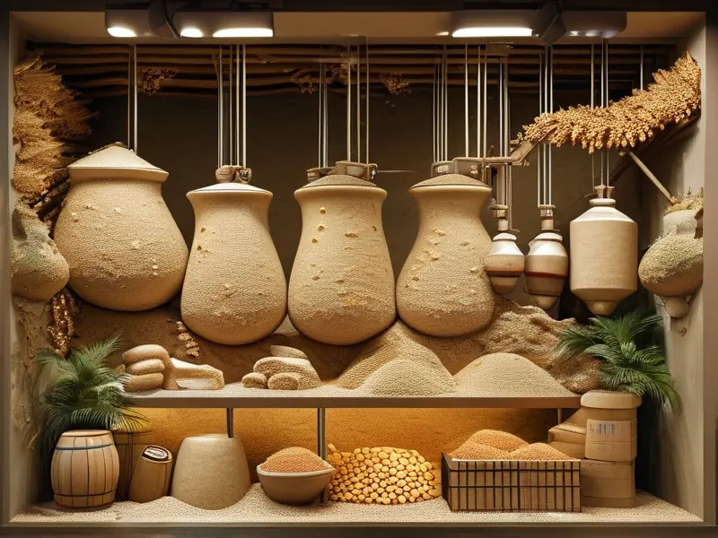 酿酒麸曲制作工艺流程实拍图