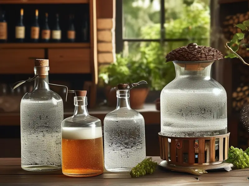 家庭自制气泡酒的制作过程