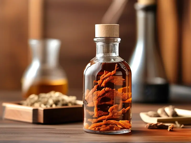 肉苁蓉泡酒成品效果图