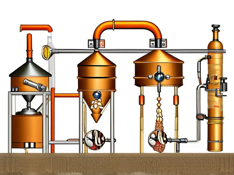 玉米酿酒工艺流程示意图
