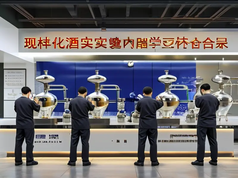遵义南方白酒学校学生实操酿酒技术场景