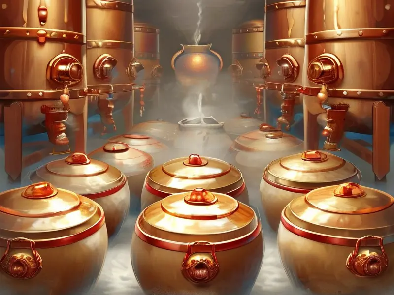 白酒酿造工艺流程展示