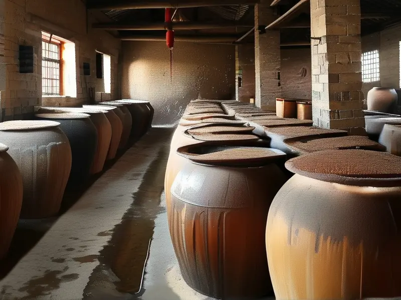 安徽自酿酒酿造过程展示