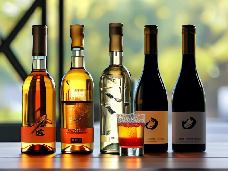 勾兑酒与纯粮酒对比鉴别图
