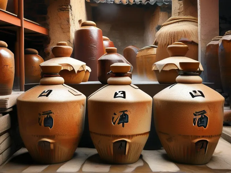 酱香酒调制过程展示