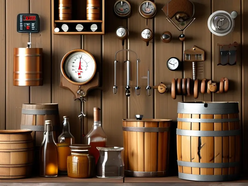 家庭酿酒必备工具展示图