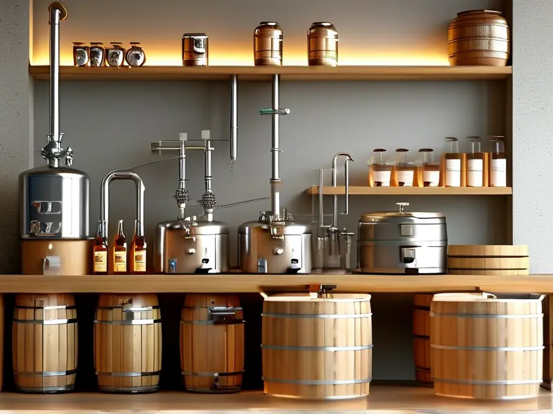 米酒酿酒设备展示
