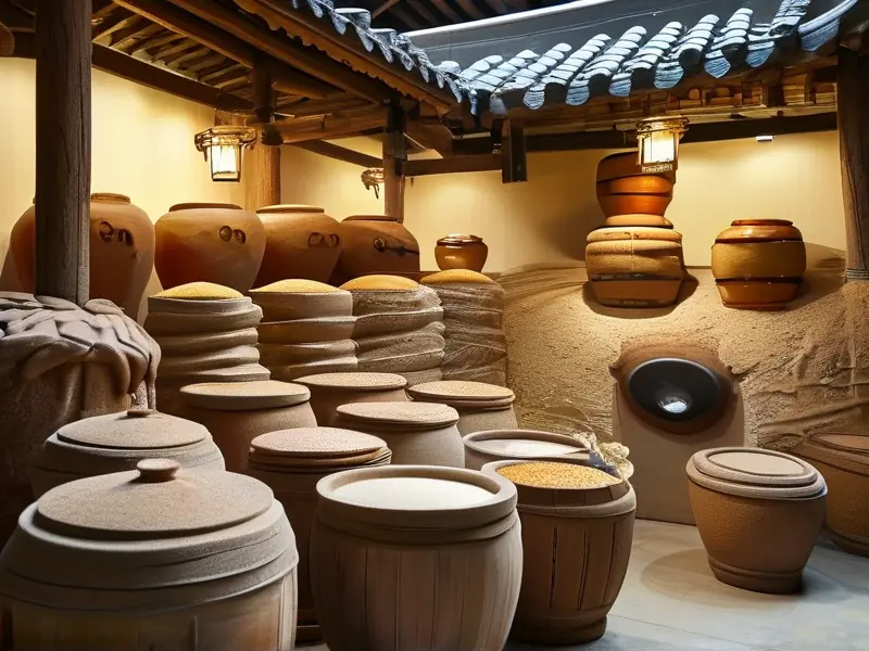 糯高粱酒传统酿造工艺流程实拍图