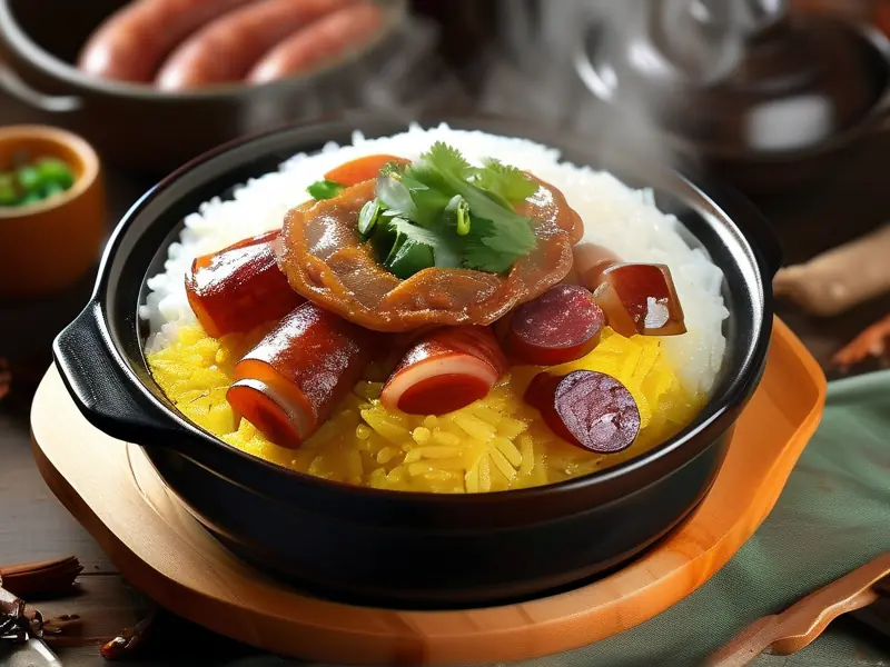 四川酒米饭成品图