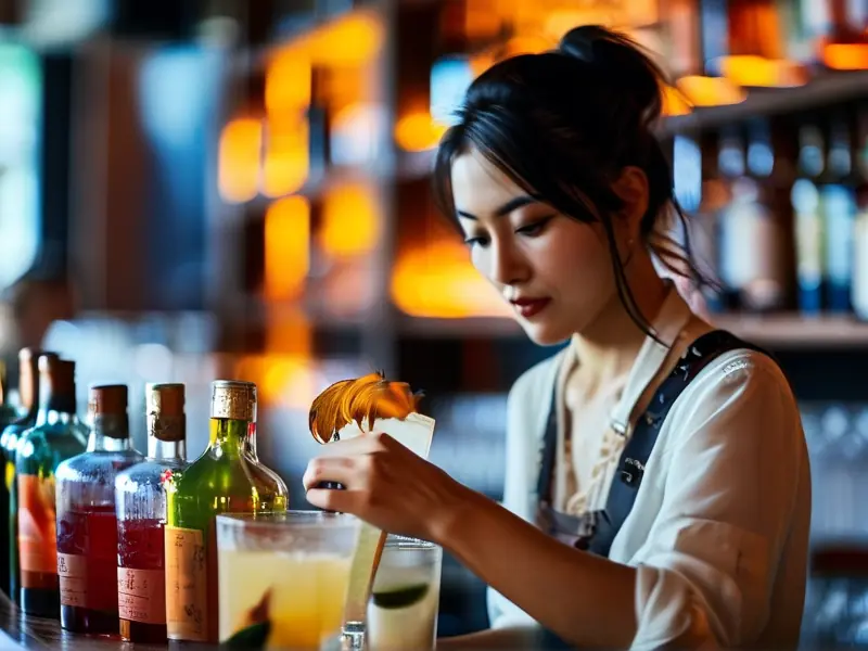 深圳调酒师专业培训现场