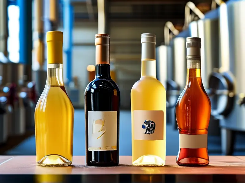 勾兑酒与酿造酒对比鉴别示意图