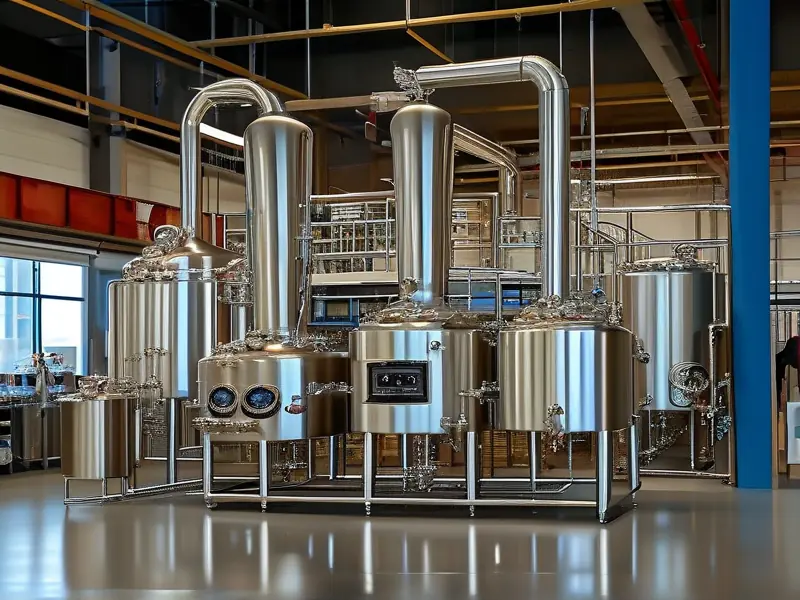 正规酒厂酿酒设备直销厂家生产车间实拍图