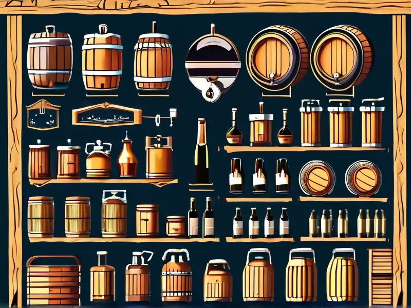 自酿酒储藏方法示意图