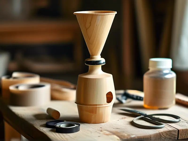 自制酒漏斗成品展示及制作材料