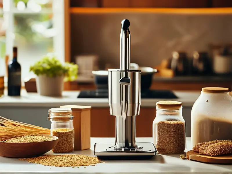 家庭厨房使用的小型酿酒设备实景图