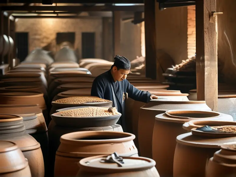 安徽文王酿酒传统工艺展示