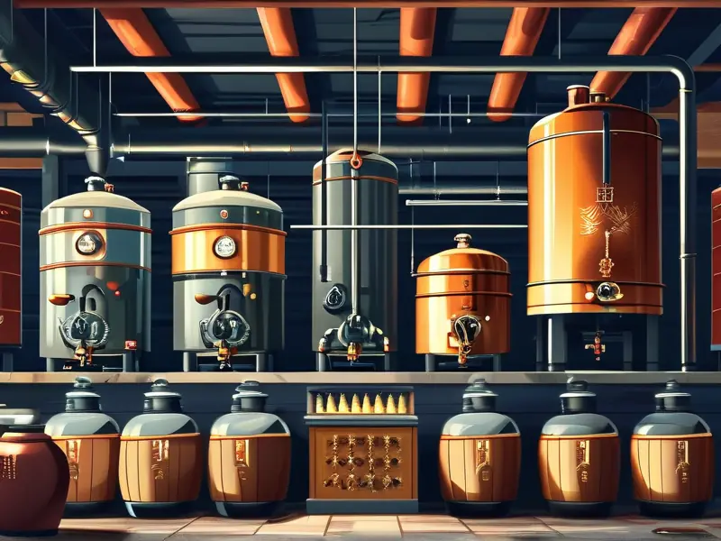 白酒发酵工艺流程图解