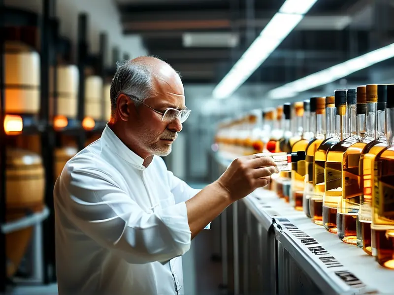 白酒勾兑技术培训班实操教学现场