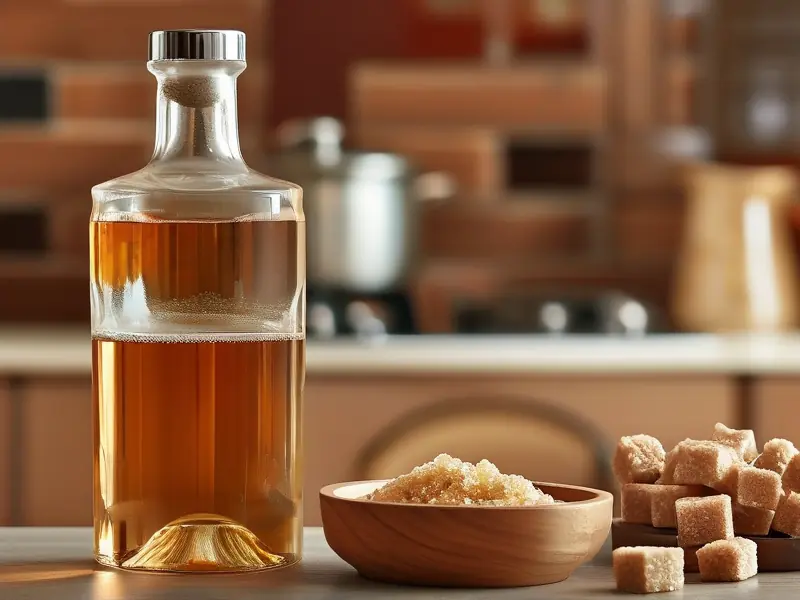 白酒烧红糖饮品展示