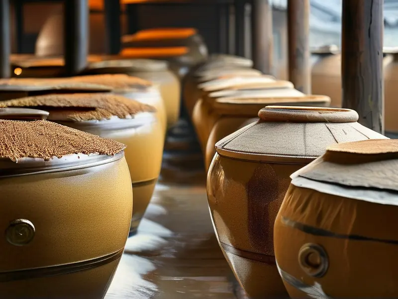 传统白酒制作工艺关键步骤实拍照片