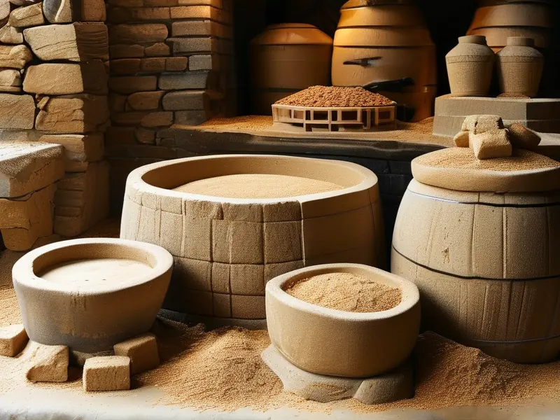 白酒曲制作过程实拍图