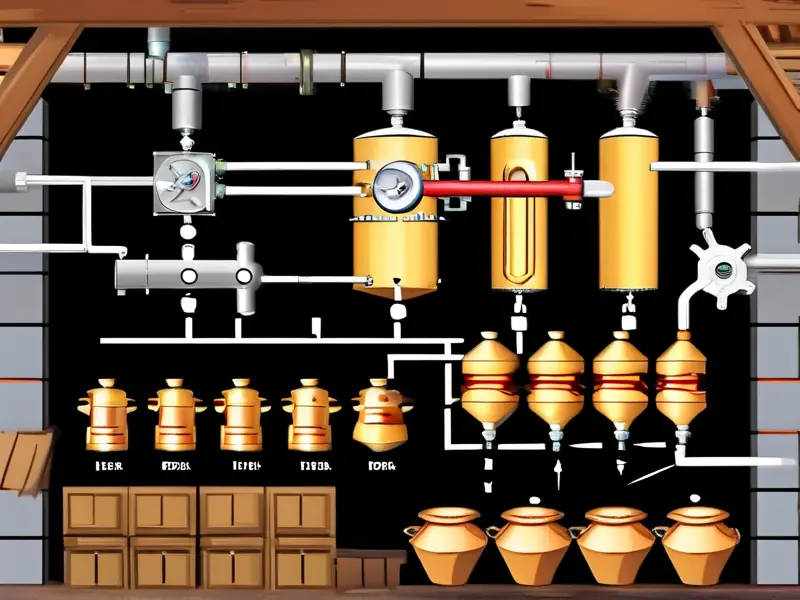 包谷酒制作工艺流程示意图