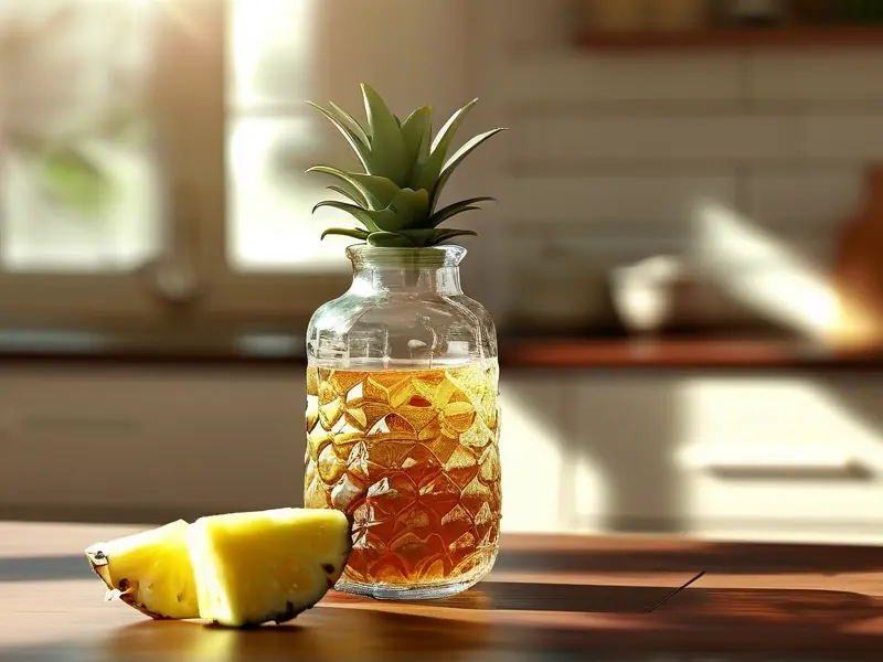 菠萝泡酒制作过程展示