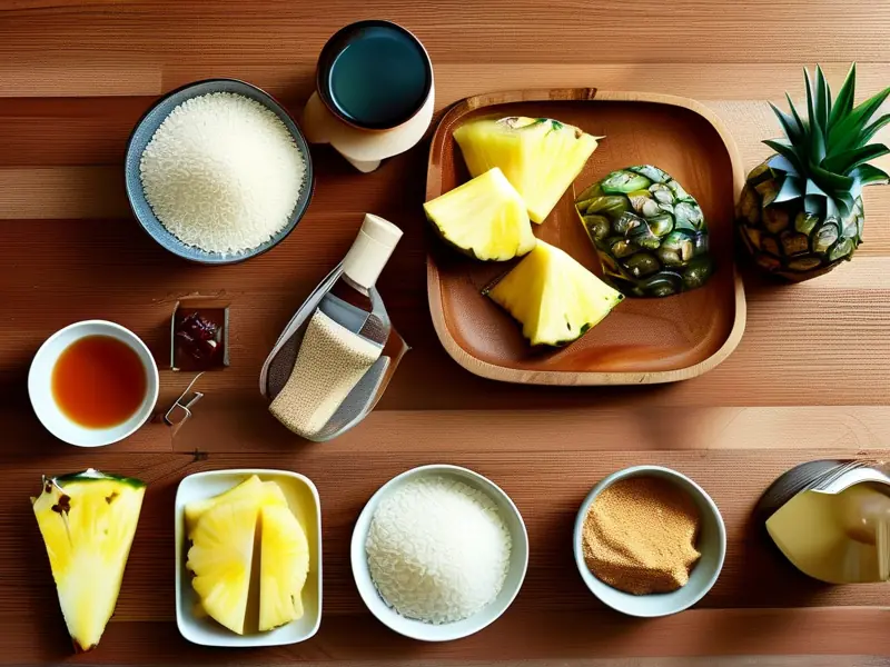 菠萝酒米饭制作步骤图解