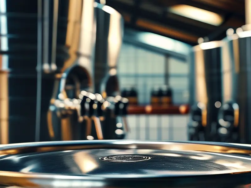 专业级304不锈钢酿酒桶内部细节展示