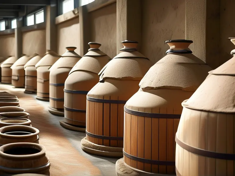 传统白酒制作工艺流程示意图