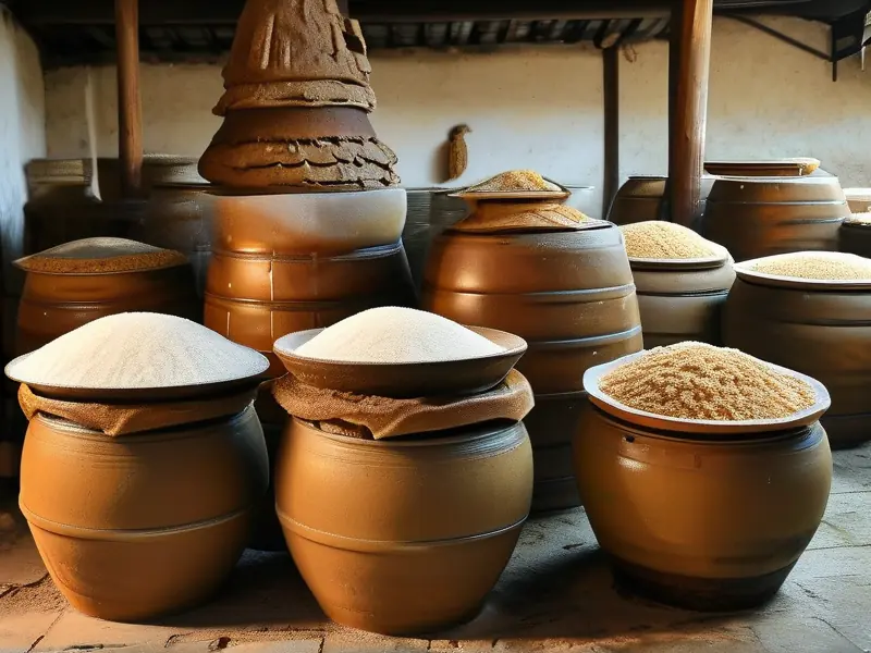 纯黄酒传统酿造工艺流程示意图