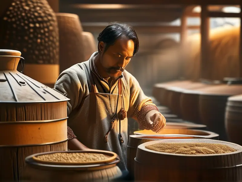 纯粮白酒酿造过程视频教程展示