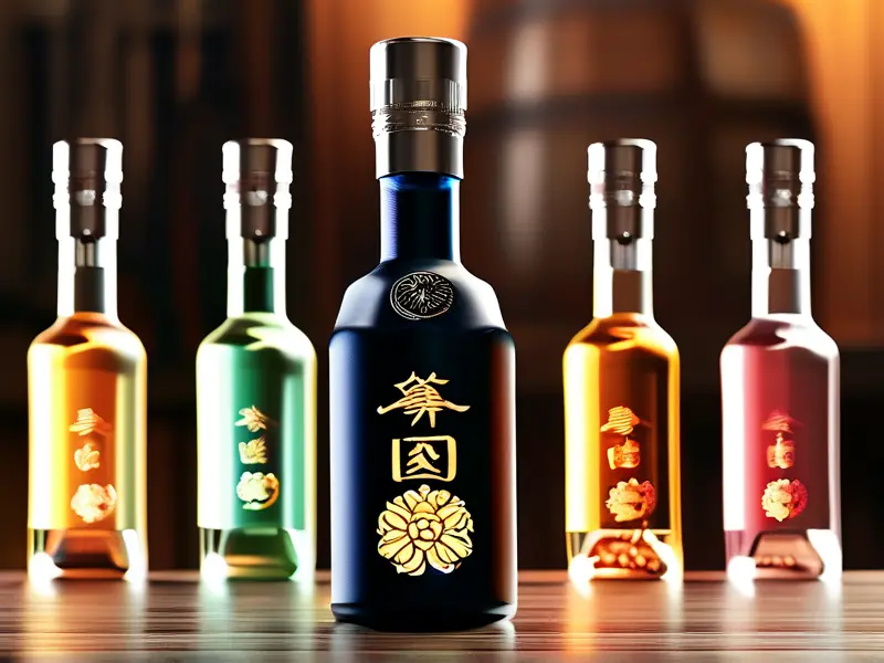 纯粮白酒与勾兑酒对比鉴别图